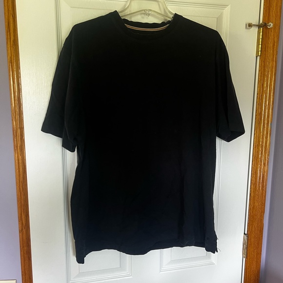 Left Coast Tee T-Shirt Men's Large 100% Pima Cotton Black Classic EUC - Picture 1 of 4